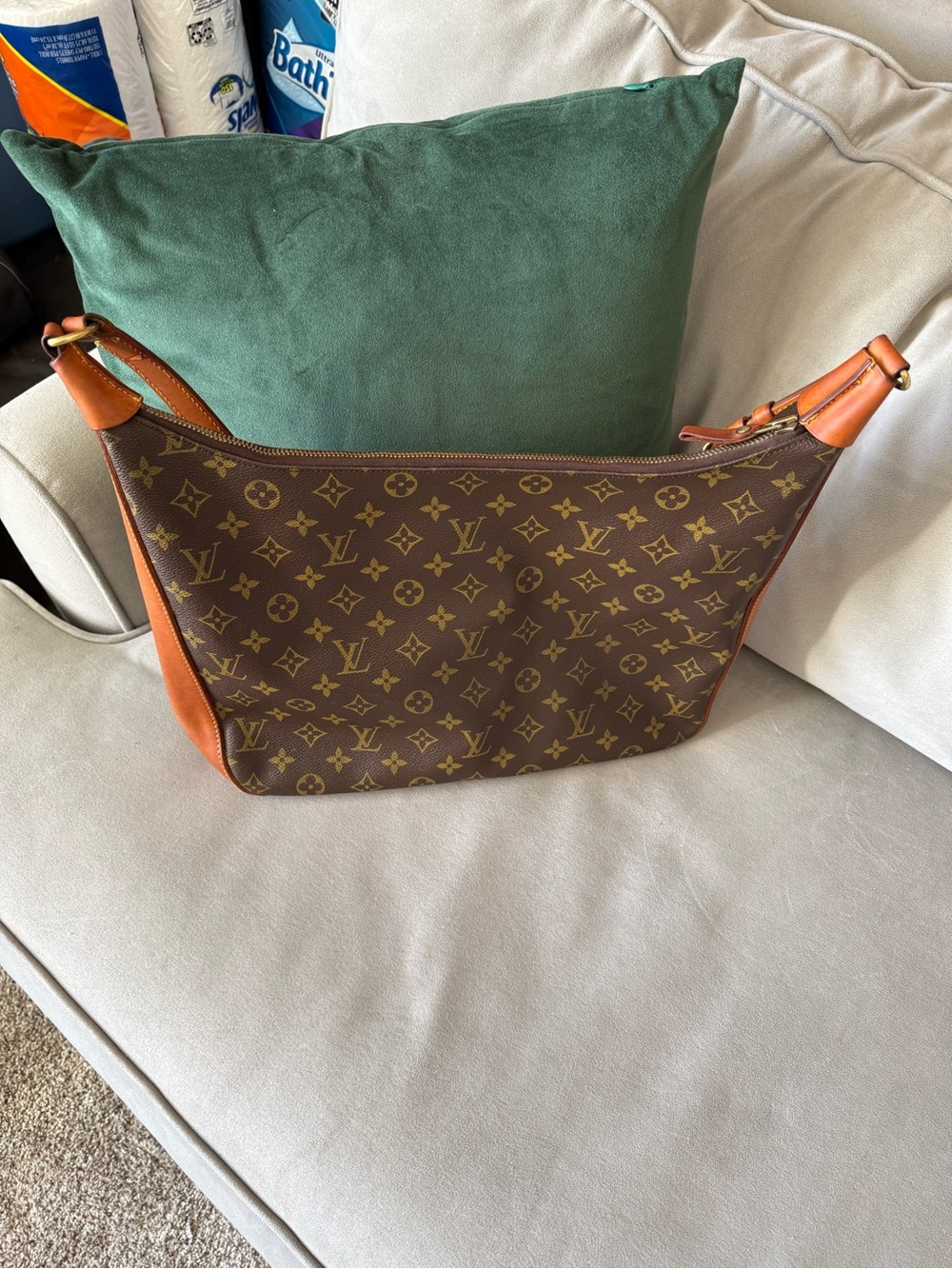 Louis Vuitton VINTAGE  Boulogne ✨ Pre date code of 1982! RARE w/Dustbag & COA - Picture 6 of 14